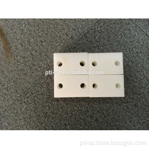 White POM parts machining